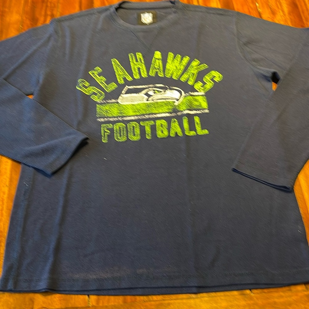 NFL XXL SEAHAWKS waffle textured soft shirt